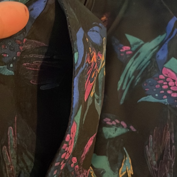 NWOT All In Motion UPF Hybrid Swim Shorts Trunks Men's Medium 32 34 Black Floral - Picture 7 of 7